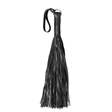 Leather Black Whip Soft - 150 Strings