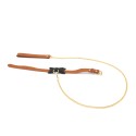 Brown Leather Bow Tie Collar & Leash