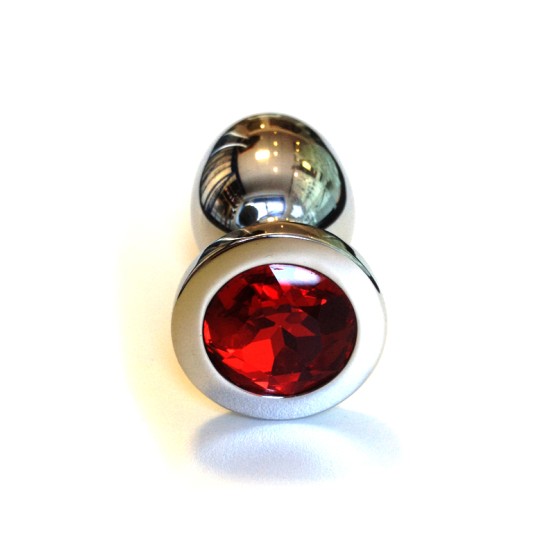 Jewel Buttplug - Large Red