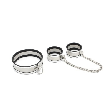 Steel Medium Collar & Cuffs