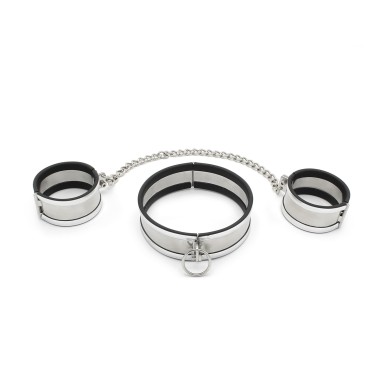 Steel Medium Collar & Cuffs