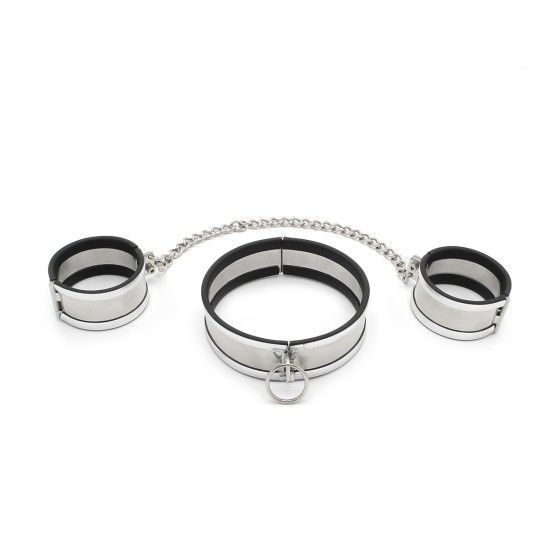 Steel Medium Collar & Cuffs
