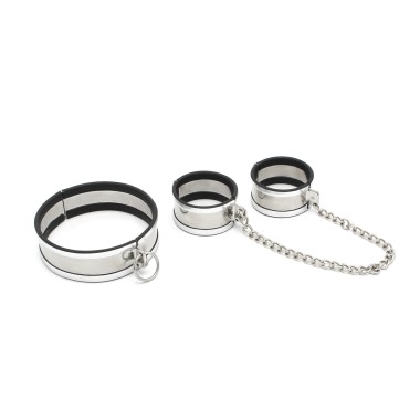 Steel Large Collar & Cuffs