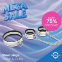 Steel Large Collar & Cuffs