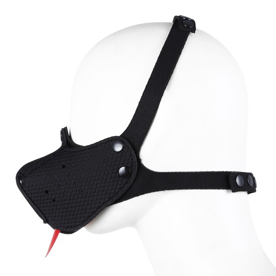 Neoprene Puppy Dog Black Mouth Mask