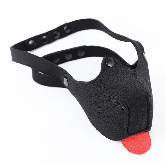 Neoprene Puppy Dog Black Mouth Mask