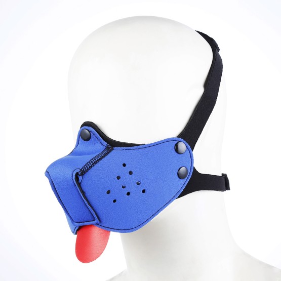Neoprene Puppy Dog Blue Mouth Mask