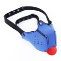 Neoprene Puppy Dog Blue Mouth Mask