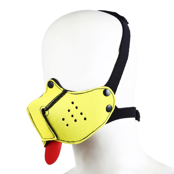 Neoprene Puppy Dog Yellow Mouth Mask