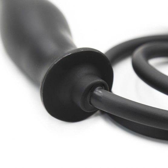 Inflatable Dildo Long Black