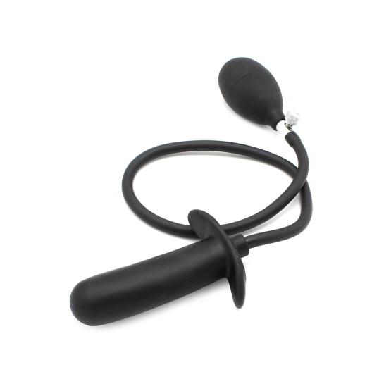 Inflatable Dildo Smooth Black