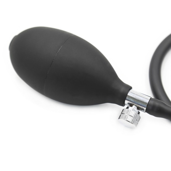 Inflatable Anal Plug Black