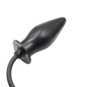 Inflated Anal Spade Plug Black