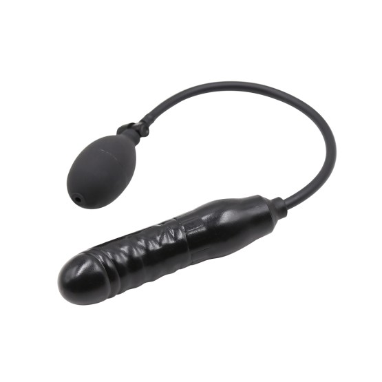 Inflatable Dildo Black