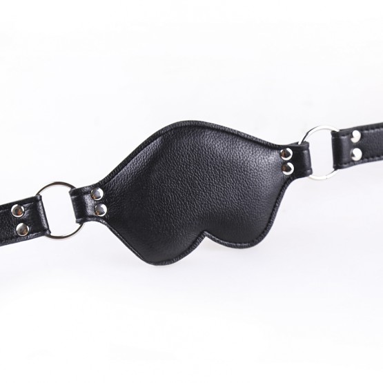 Big Lips Penis Gag Black