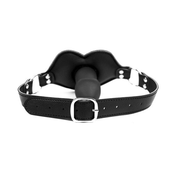 Big Lips Penis Gag Black