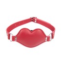 Big Lips Penis Gag Red