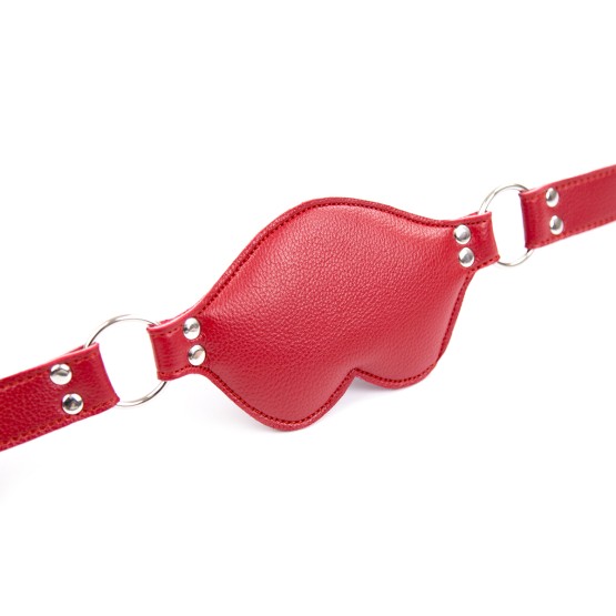 Big Lips Penis Gag Red