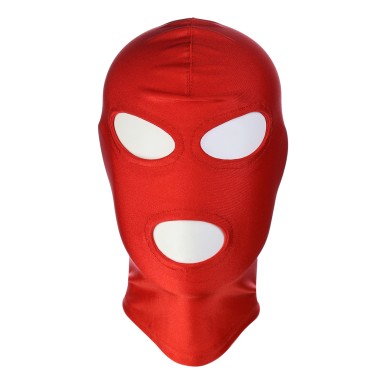 Red BDSM Hood Classic 3 Hole