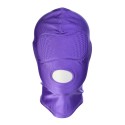 Purple BDSM Hood Mouth Only