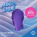 Purple BDSM Hood Blind