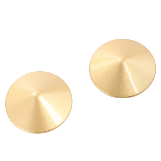Metal Round Nipple Covers Gold