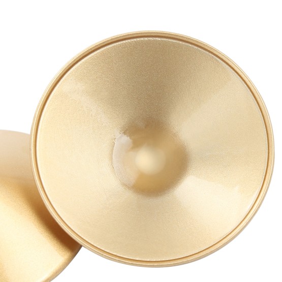 Metal Round Nipple Covers Gold