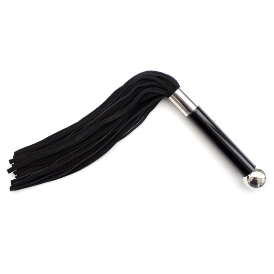 Black Flogger With Acrylic Handle