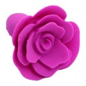 Pink Rose Silicone Anal Plug