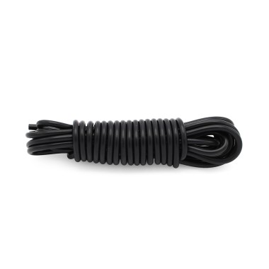 Silicone Rope Black 5 meter