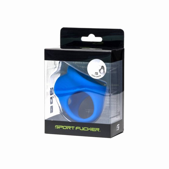 Liquid Silicone Cock Chute - Blue