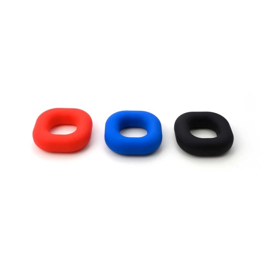Liquid Silicone Big Boner Ring - Black