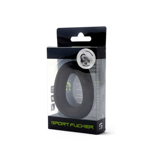 Liquid Silicone Hero Ring - Black