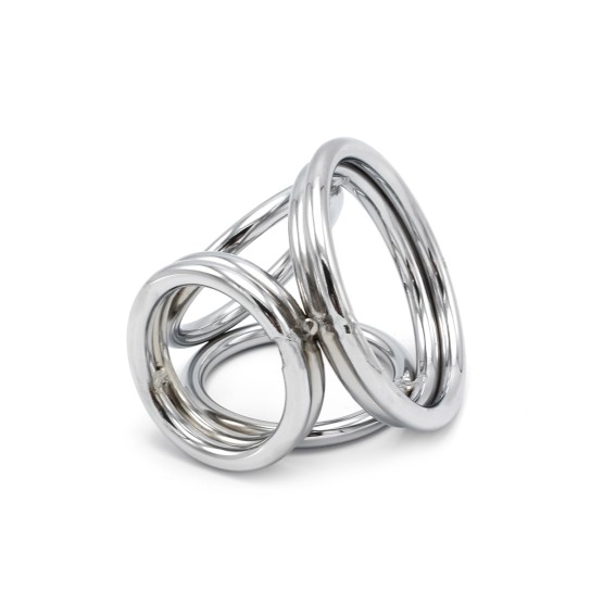 Quadruple Cock & Ball Ring