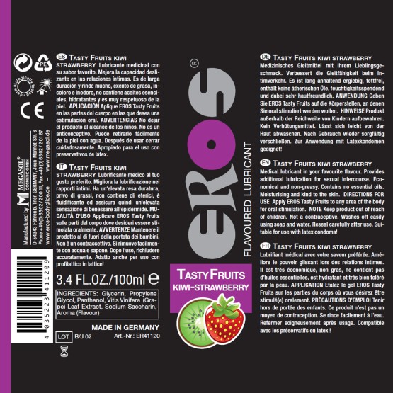 EROS Tasty Fruits - Kiwi/Strawberry 100ml