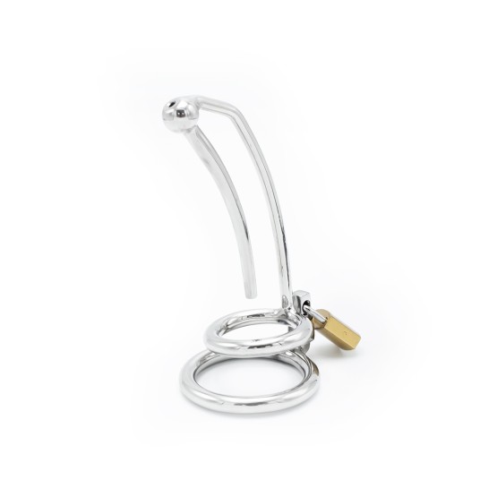 Penis Lock with Hollow Curved Penis Stick