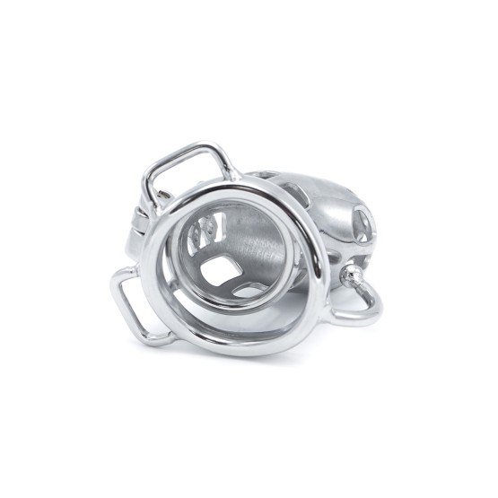 Belted Chastity Device with Ball Divider