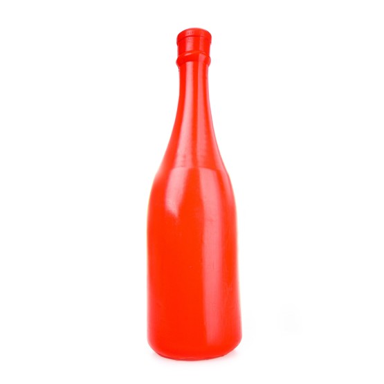 Champagne Bottle Large Red