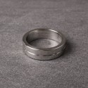 Steel Extra Thick Cockring 15 mm wide - 55 mm