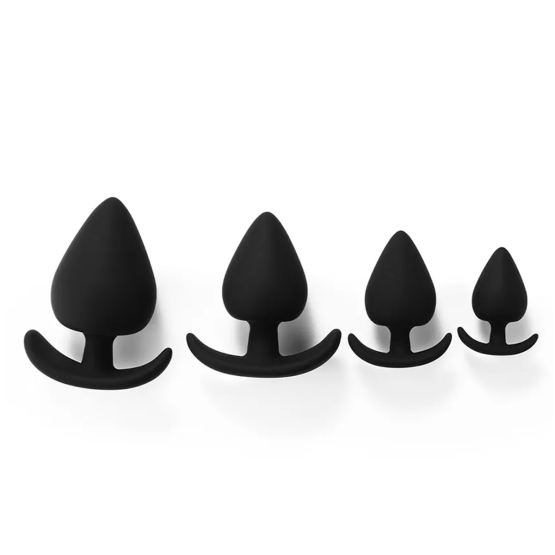 Silicone Anchor Anal Plug Set