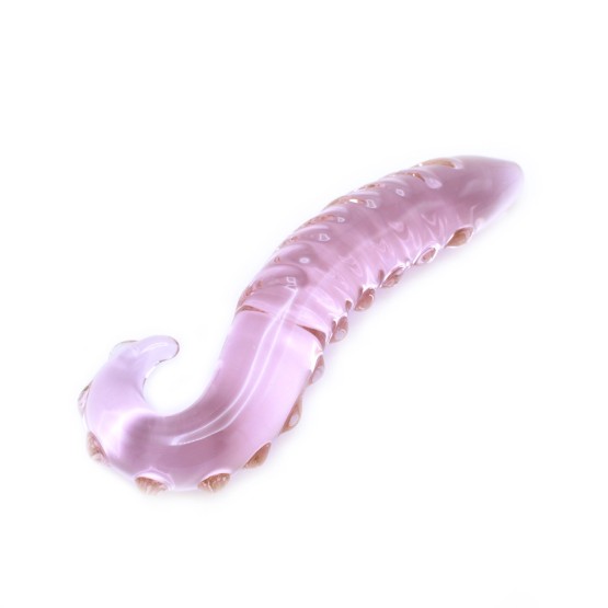 Pink Tentacle Glass Dildo
