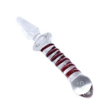 Glass Dildo & Plug Swirl