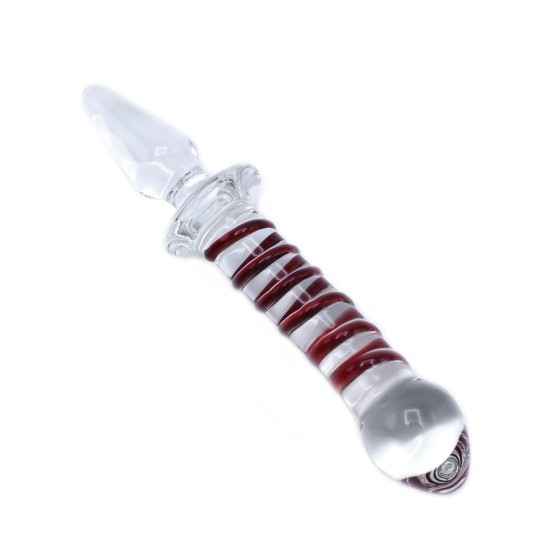 Glass Dildo & Plug Swirl