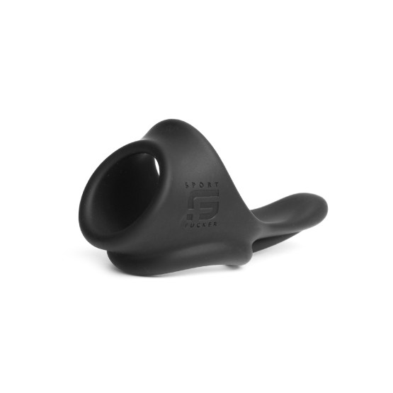 Sport Fucker Tailslide Silicone Cocksling Black