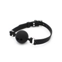 Silicone Ball Gag with Holes Black
