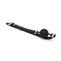 Silicone Ball Gag with Holes Black