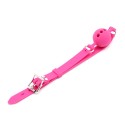 Silicone Ball Gag with Holes Pink