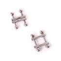 Nipple Clamps 2 End Ball (2x)