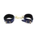 Blue Leather Anklecuffs