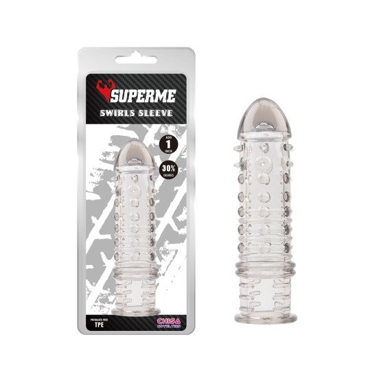 Swirls Sleeve - Grey